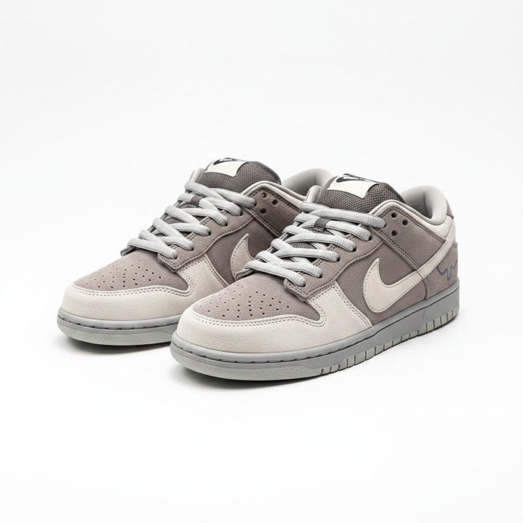 Nike Dunk Low Light Grey White Taupe Sneakers
