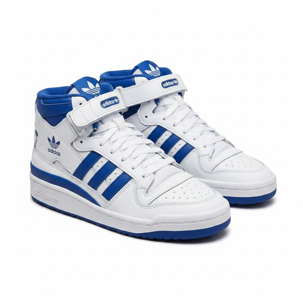 Adidas Forum Mid White/Blue