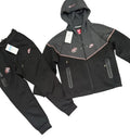 Nike Syna Tech Fleece Tracksuit - Black/Pink