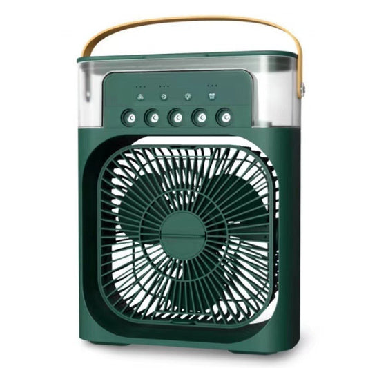 Portable air cooler fan with adjustable wind speeds and a stylish design, perfect for home or office use.